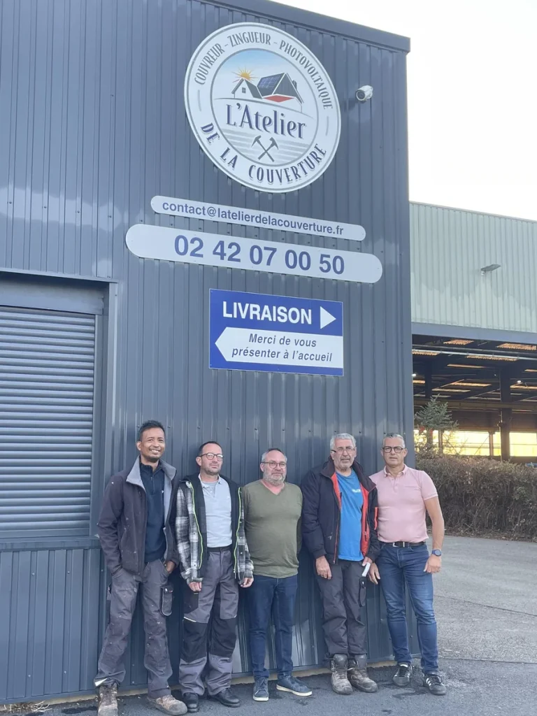 Équipe, L'ATELIER DE LA COUVERTURE, couvreur zingueur à La Roche-sur-Yon